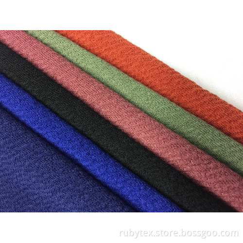 Polyester Spandex Pellet Solid Fabric